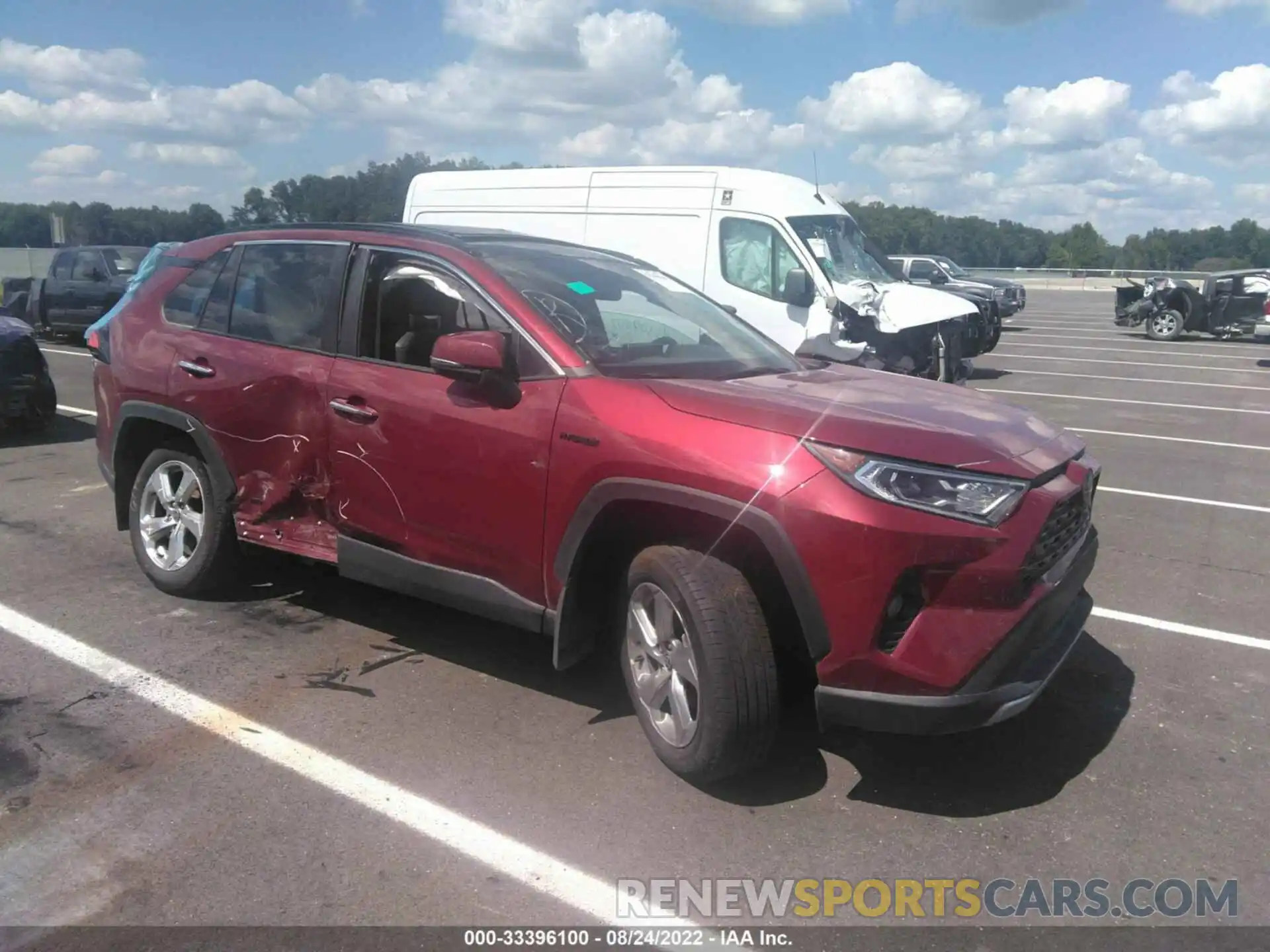 1 Photograph of a damaged car 4T3D6RFV8MU055272 TOYOTA RAV4 2021