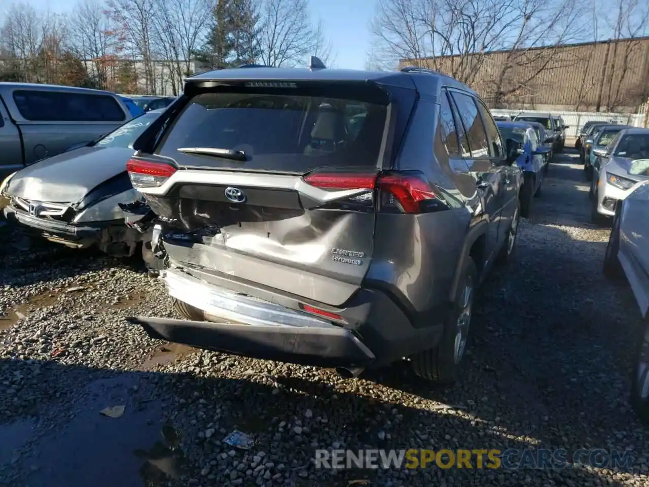 4 Photograph of a damaged car 4T3D6RFV9MU011359 TOYOTA RAV4 2021