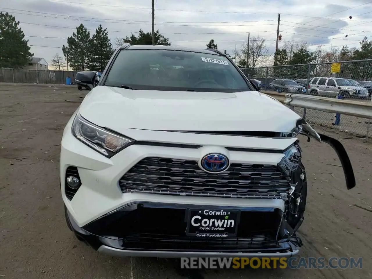 5 Photograph of a damaged car 4T3E6RFV0MU032833 TOYOTA RAV4 2021