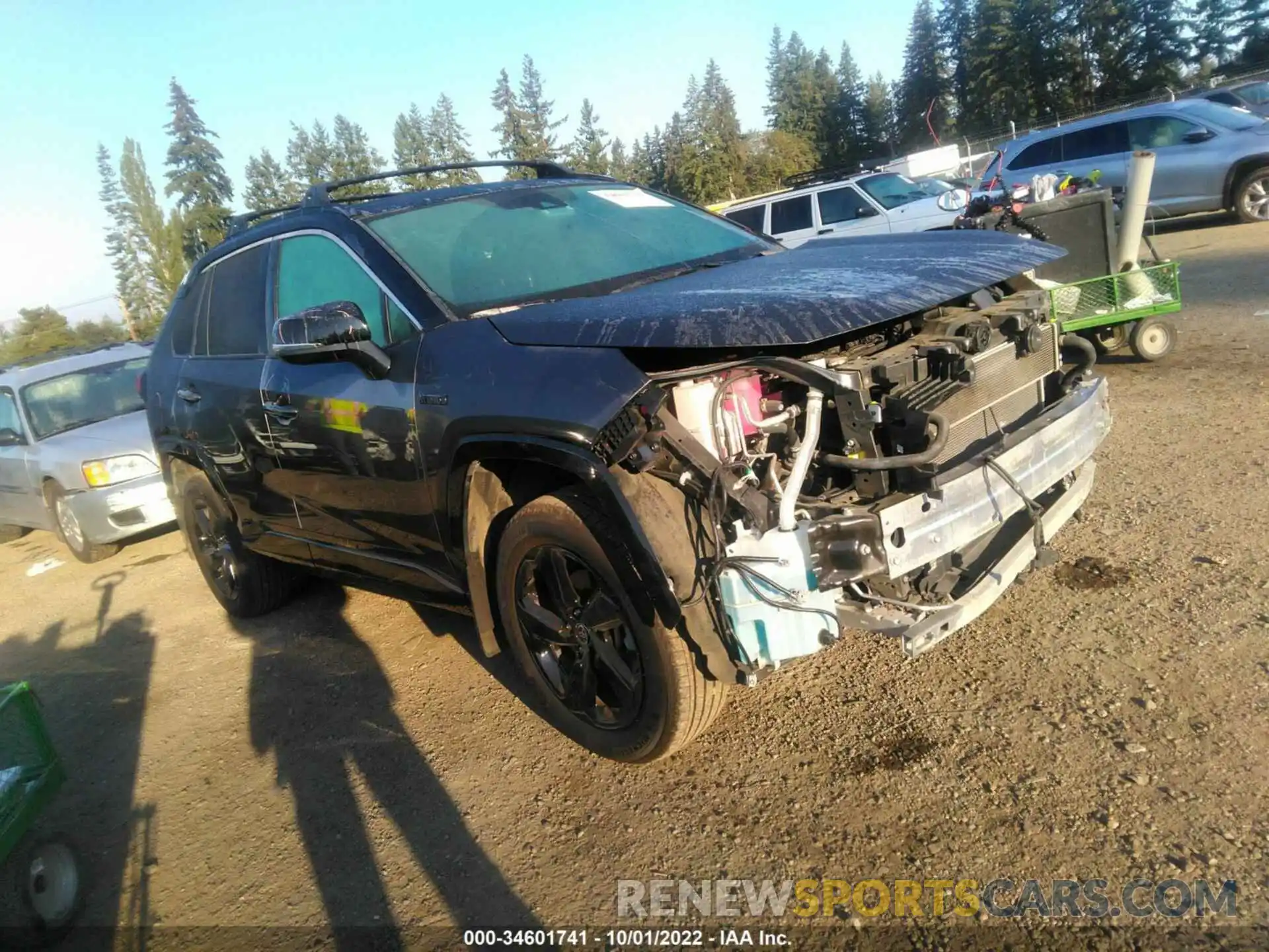 1 Photograph of a damaged car 4T3E6RFV0MU034761 TOYOTA RAV4 2021