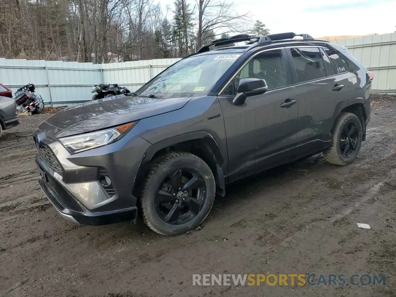 1 Photograph of a damaged car 4T3E6RFV0MU034792 TOYOTA RAV4 2021