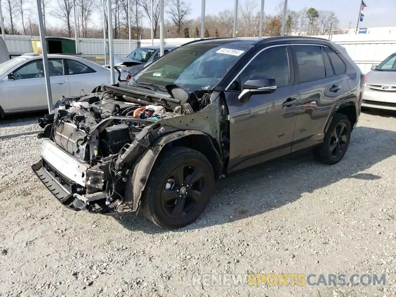 1 Photograph of a damaged car 4T3E6RFV0MU052645 TOYOTA RAV4 2021