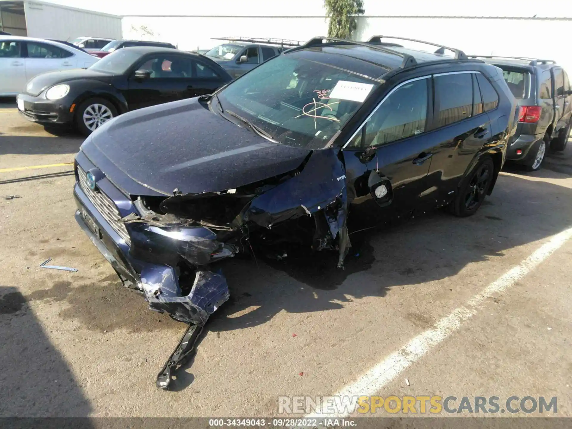 2 Photograph of a damaged car 4T3E6RFV1MU026989 TOYOTA RAV4 2021