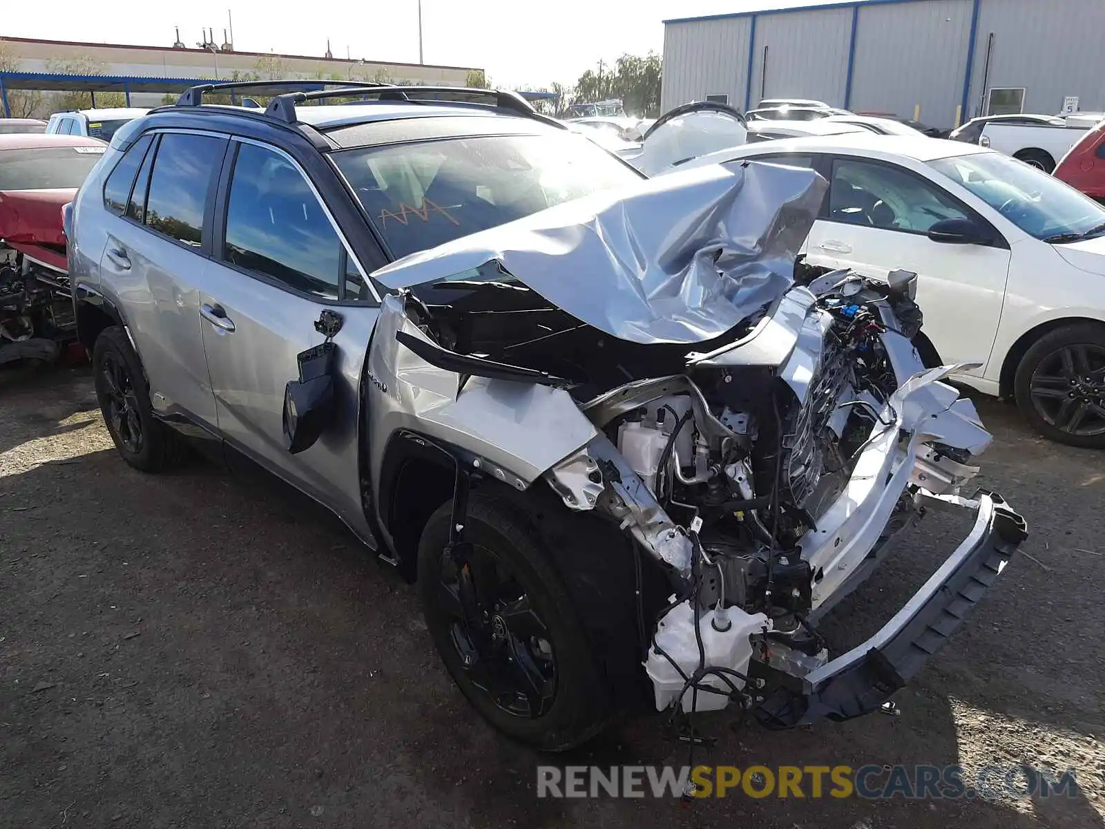 1 Photograph of a damaged car 4T3E6RFV1MU041394 TOYOTA RAV4 2021