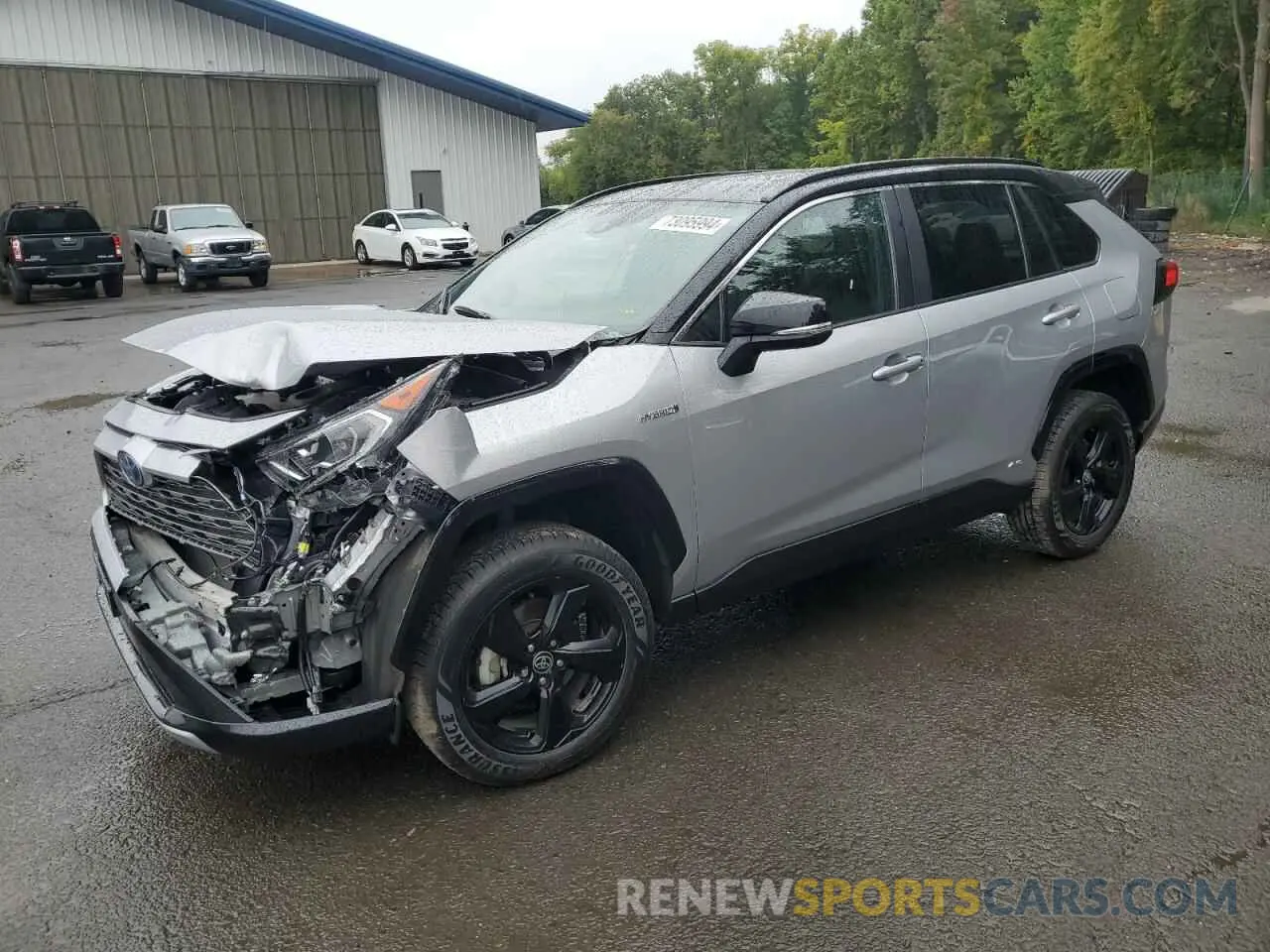 1 Photograph of a damaged car 4T3E6RFV1MU044554 TOYOTA RAV4 2021