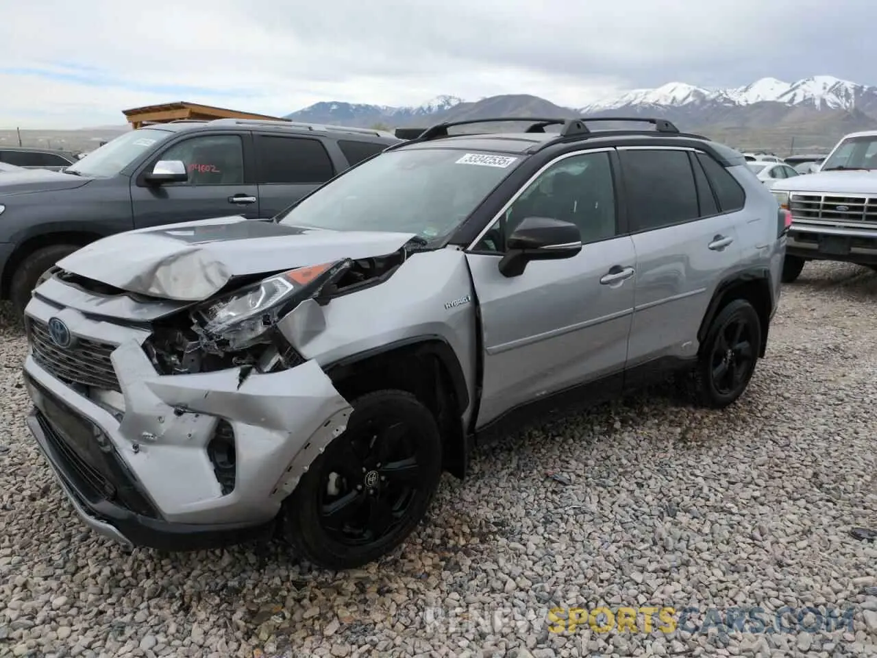 1 Photograph of a damaged car 4T3E6RFV1MU047714 TOYOTA RAV4 2021