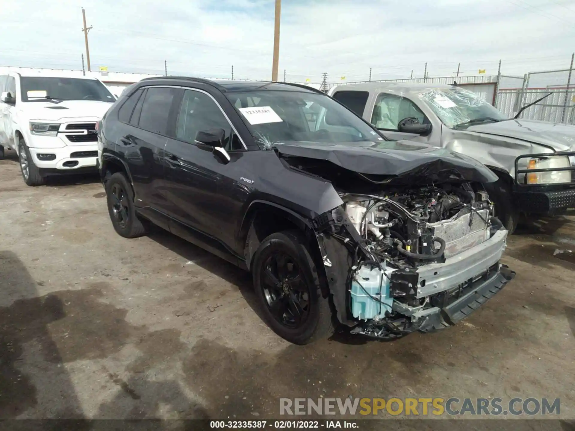 1 Photograph of a damaged car 4T3E6RFV2MU048502 TOYOTA RAV4 2021