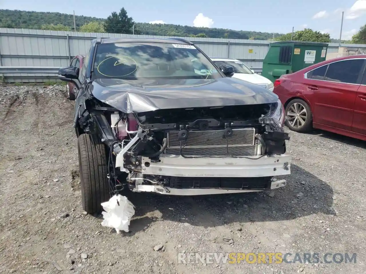 9 Photograph of a damaged car 4T3E6RFV2MU055689 TOYOTA RAV4 2021