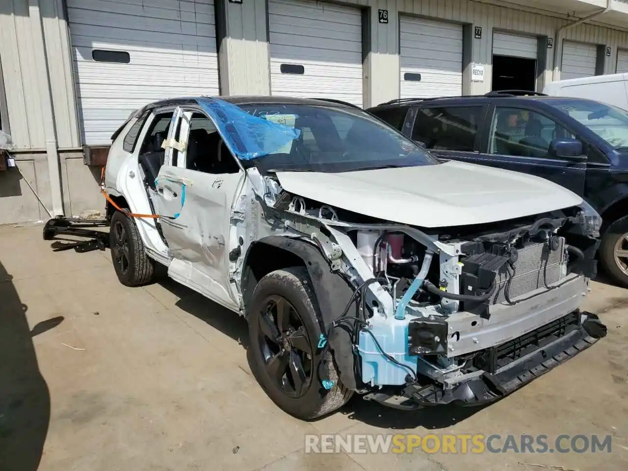 1 Photograph of a damaged car 4T3E6RFV2MU059368 TOYOTA RAV4 2021