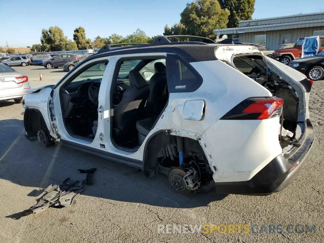 2 Photograph of a damaged car 4T3E6RFV3MU007036 TOYOTA RAV4 2021