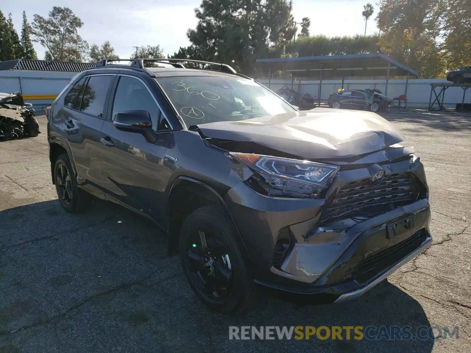 1 Photograph of a damaged car 4T3E6RFV3MU007750 TOYOTA RAV4 2021