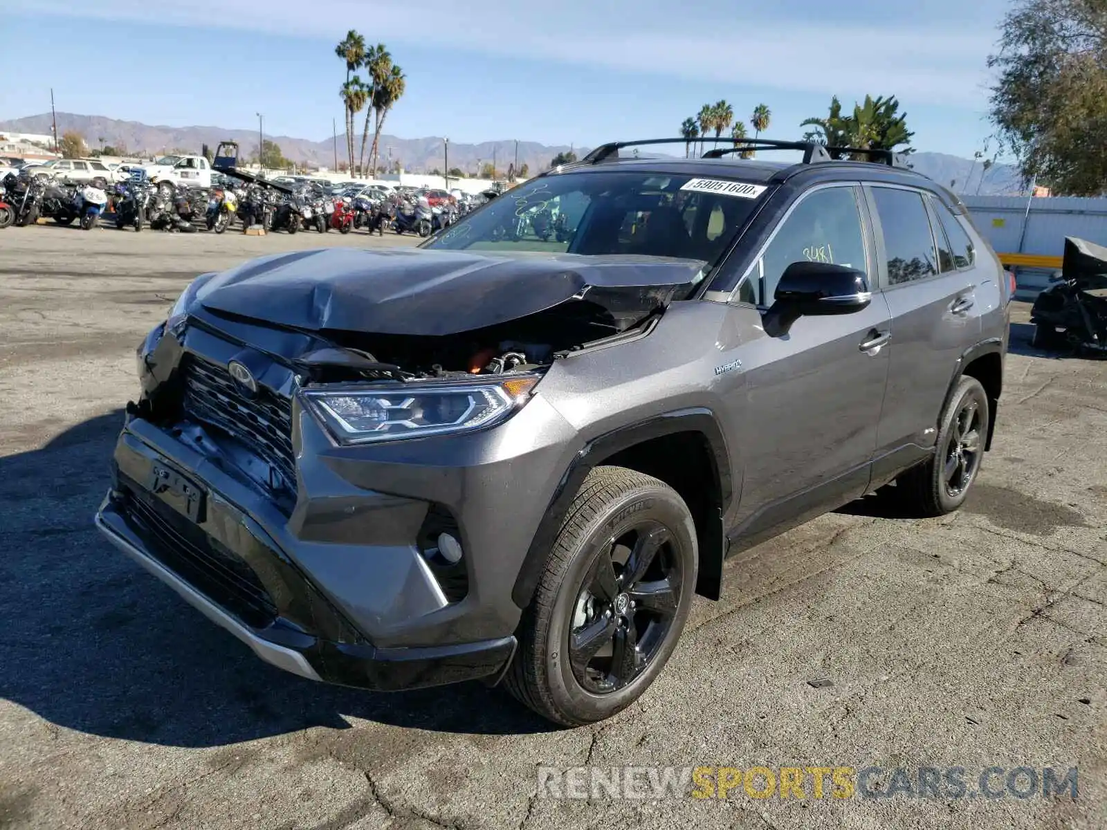 2 Photograph of a damaged car 4T3E6RFV3MU007750 TOYOTA RAV4 2021