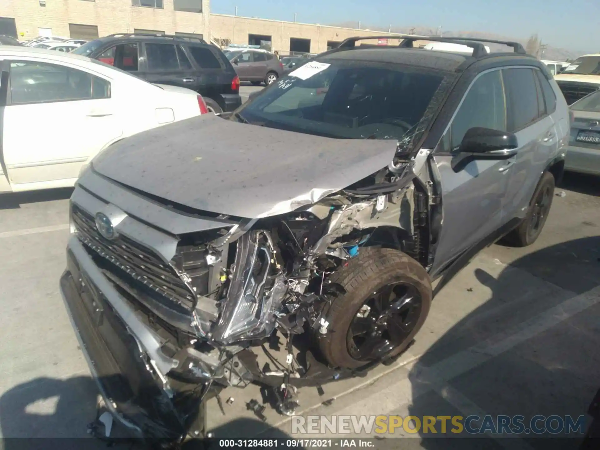 2 Photograph of a damaged car 4T3E6RFV4MU039297 TOYOTA RAV4 2021