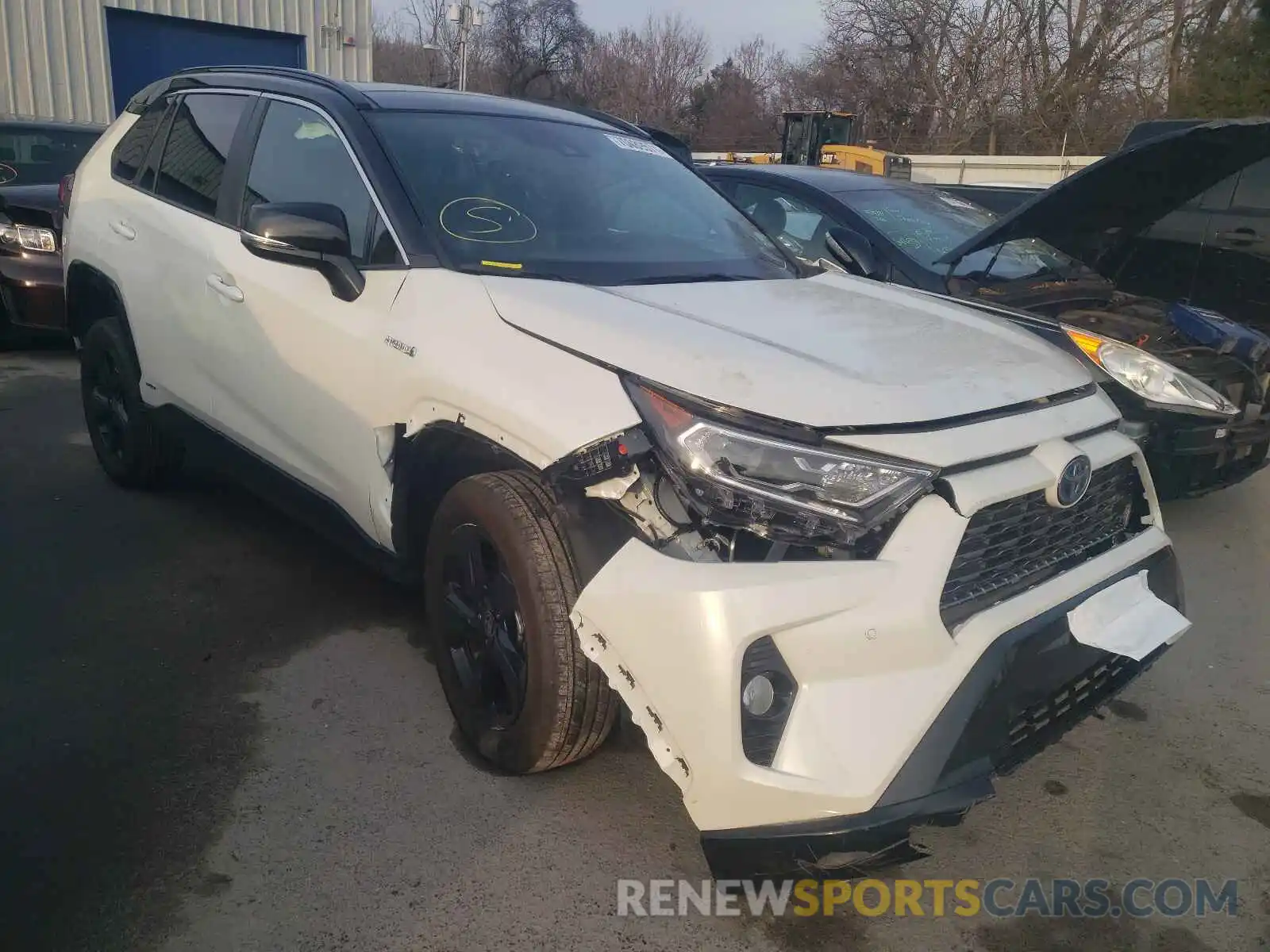 1 Photograph of a damaged car 4T3E6RFV5MU036117 TOYOTA RAV4 2021