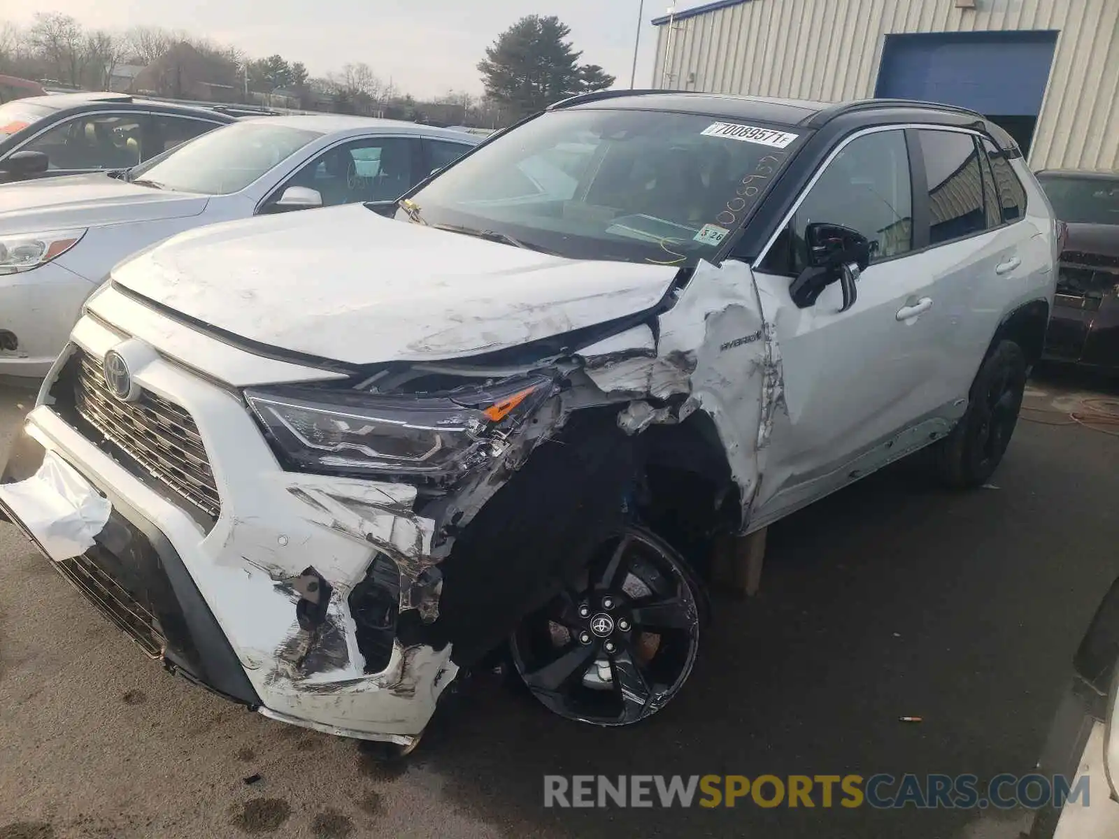 2 Photograph of a damaged car 4T3E6RFV5MU036117 TOYOTA RAV4 2021