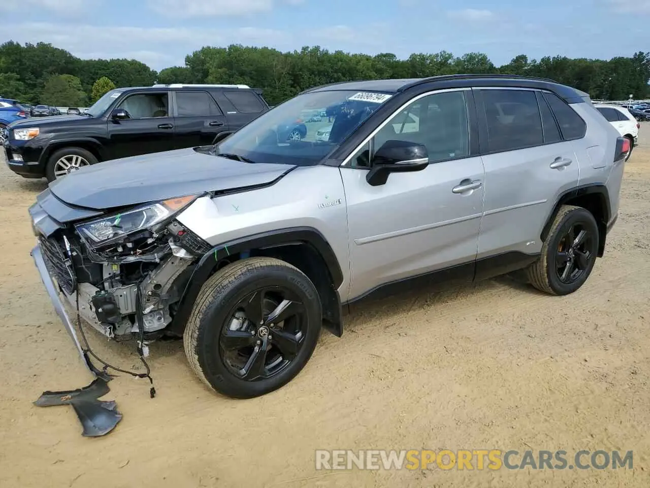 1 Photograph of a damaged car 4T3E6RFV7MU037950 TOYOTA RAV4 2021