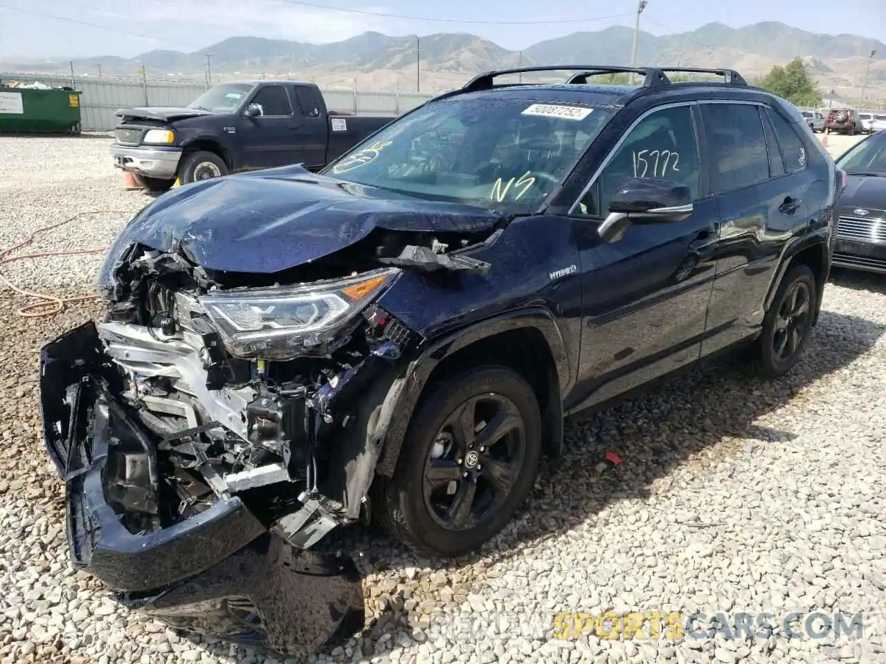 2 Photograph of a damaged car 4T3E6RFV7MU039083 TOYOTA RAV4 2021