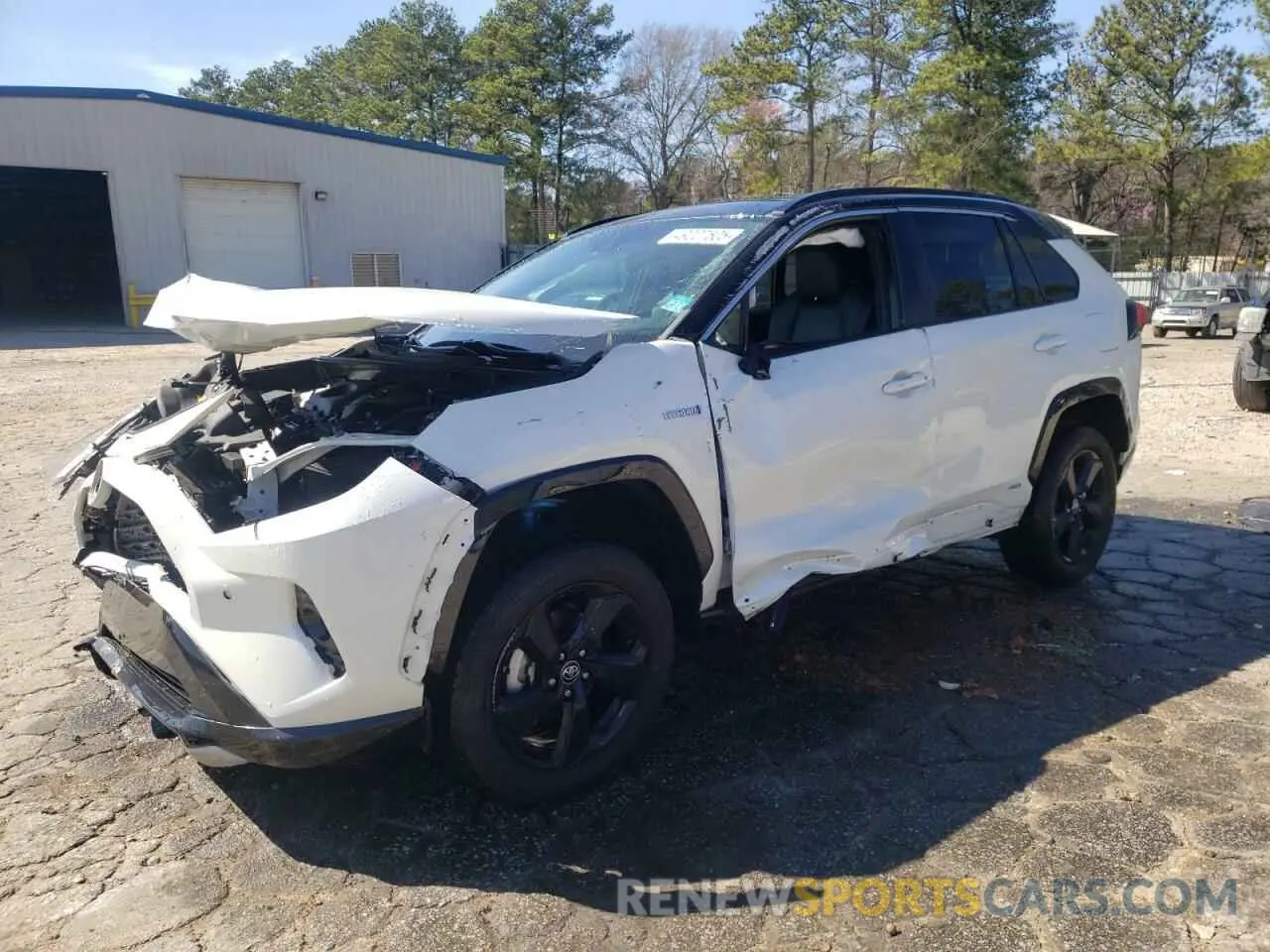 1 Photograph of a damaged car 4T3E6RFV8MU021367 TOYOTA RAV4 2021