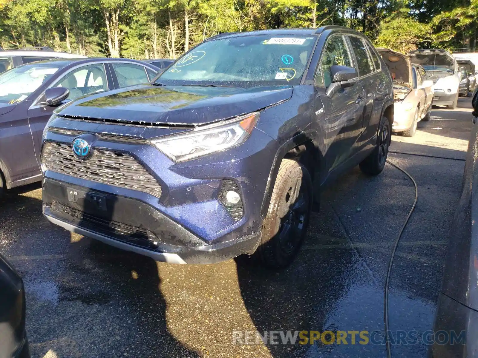 2 Photograph of a damaged car 4T3E6RFV8MU034894 TOYOTA RAV4 2021