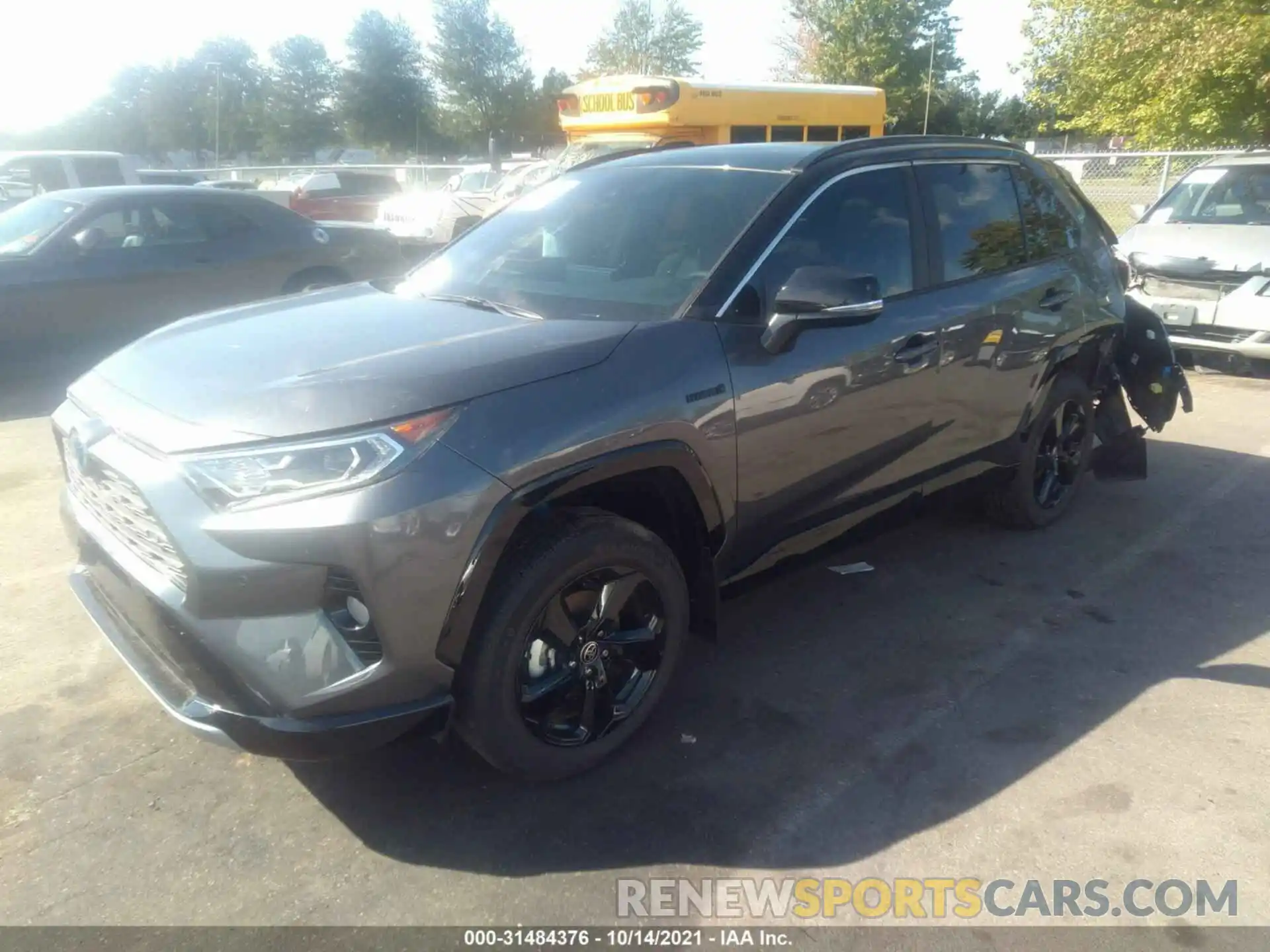 2 Photograph of a damaged car 4T3E6RFV8MU043126 TOYOTA RAV4 2021