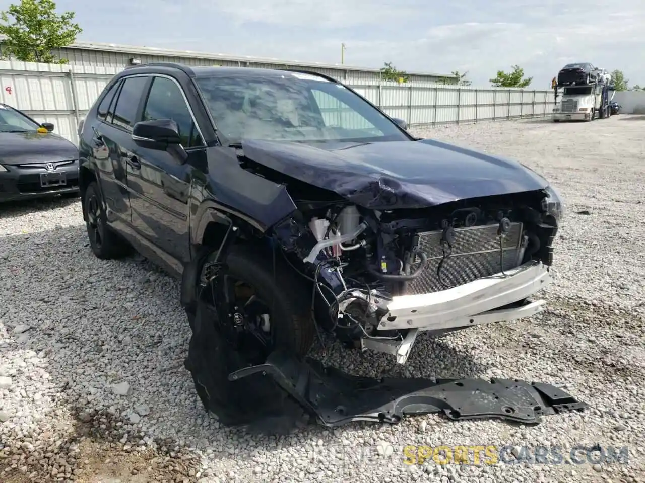 1 Photograph of a damaged car 4T3E6RFV8MU059519 TOYOTA RAV4 2021