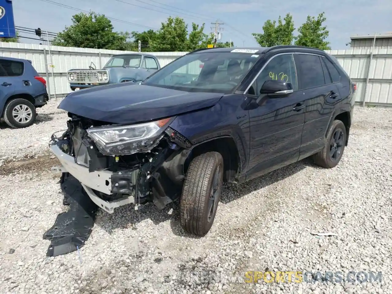 2 Photograph of a damaged car 4T3E6RFV8MU059519 TOYOTA RAV4 2021