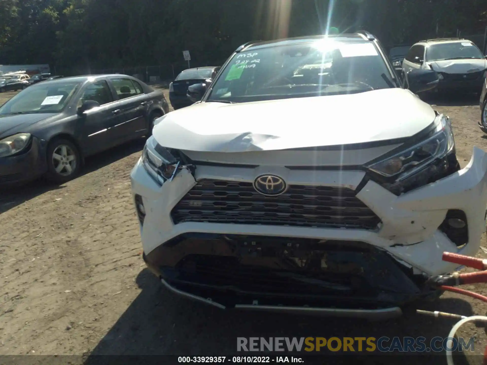 6 Photograph of a damaged car 4T3E6RFV9MU022219 TOYOTA RAV4 2021