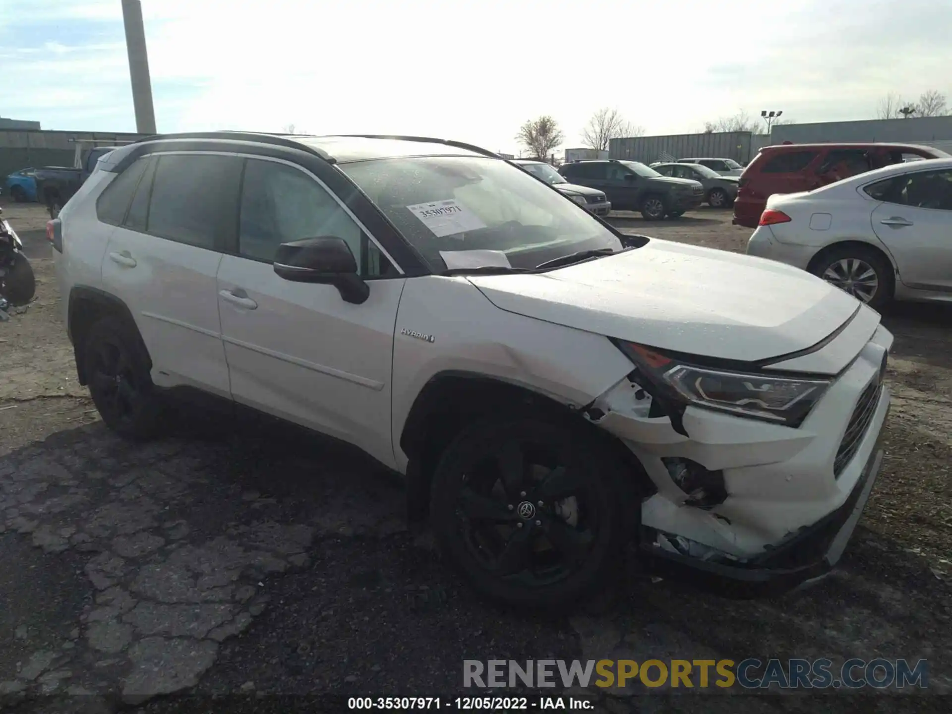 1 Photograph of a damaged car 4T3E6RFV9MU046326 TOYOTA RAV4 2021