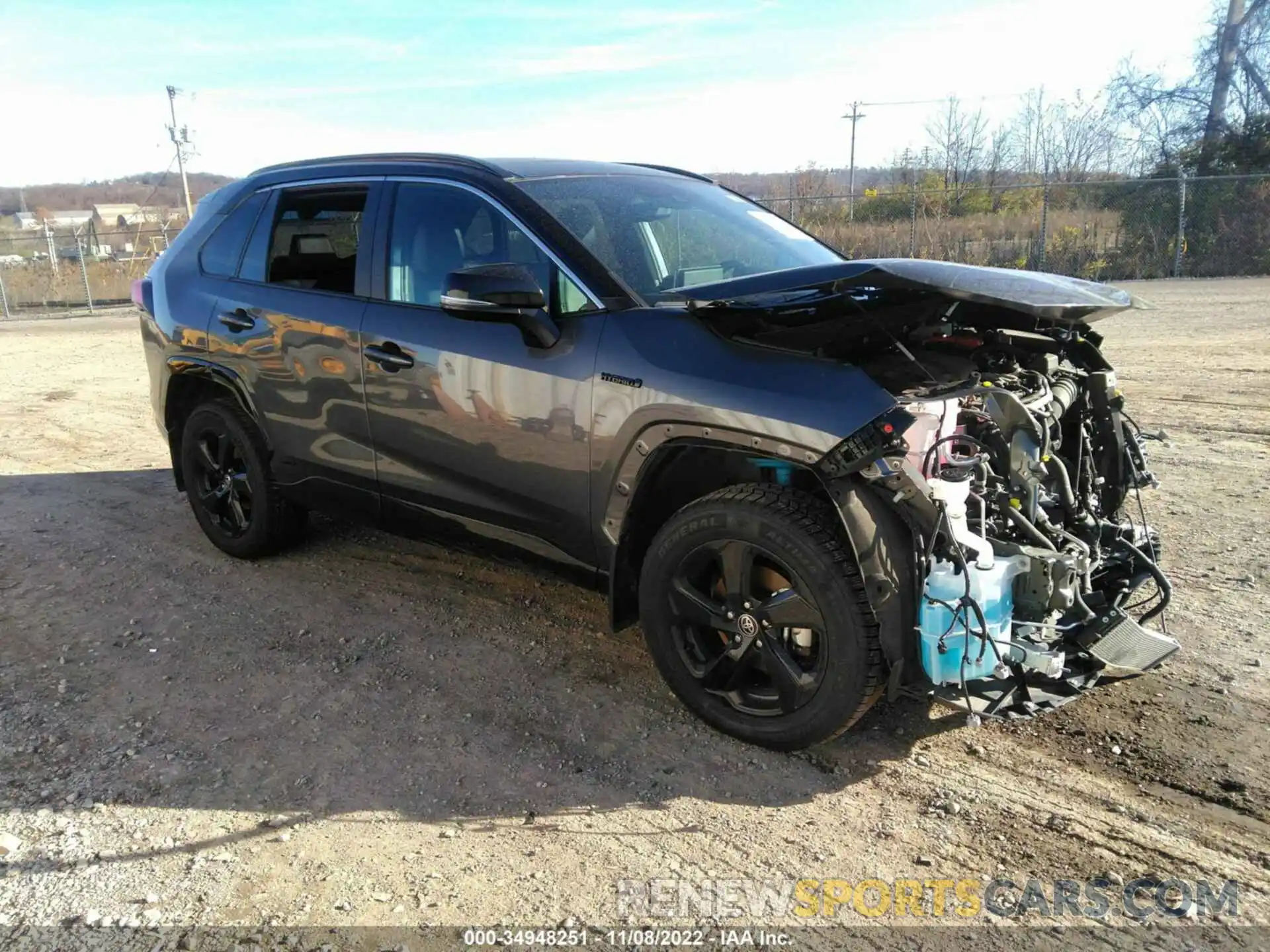 1 Photograph of a damaged car 4T3E6RFV9MU055351 TOYOTA RAV4 2021