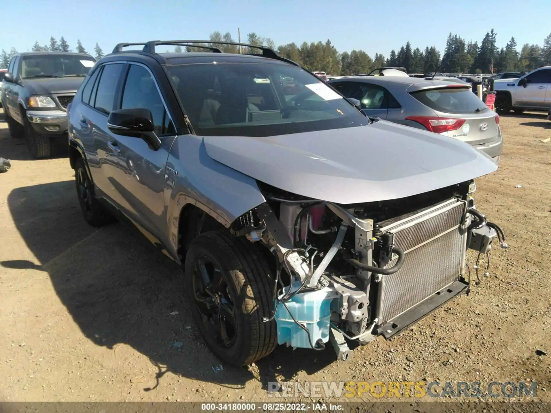 1 Photograph of a damaged car 4T3E6RFV9MU056418 TOYOTA RAV4 2021