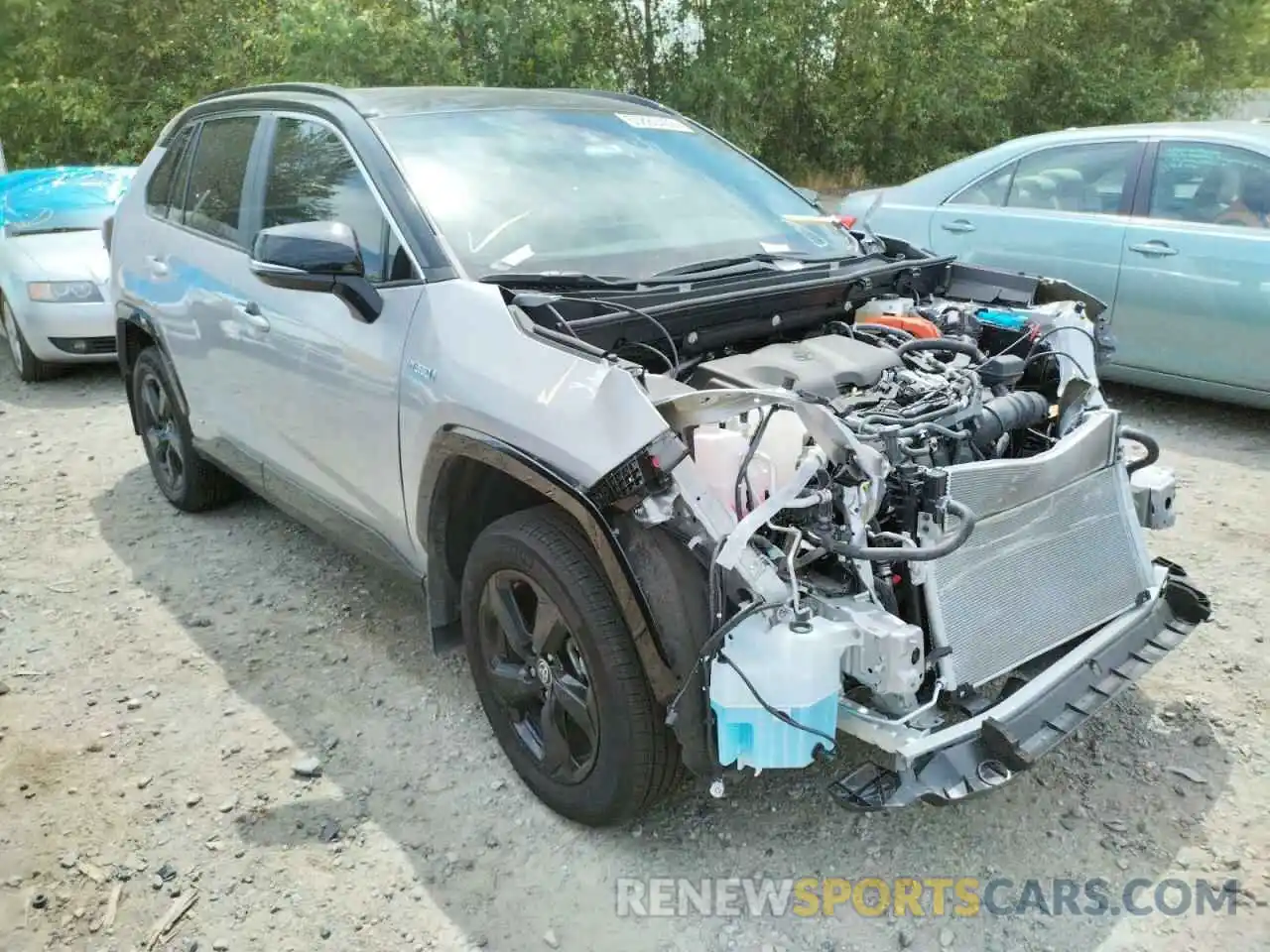 1 Photograph of a damaged car 4T3E6RFV9MU058525 TOYOTA RAV4 2021