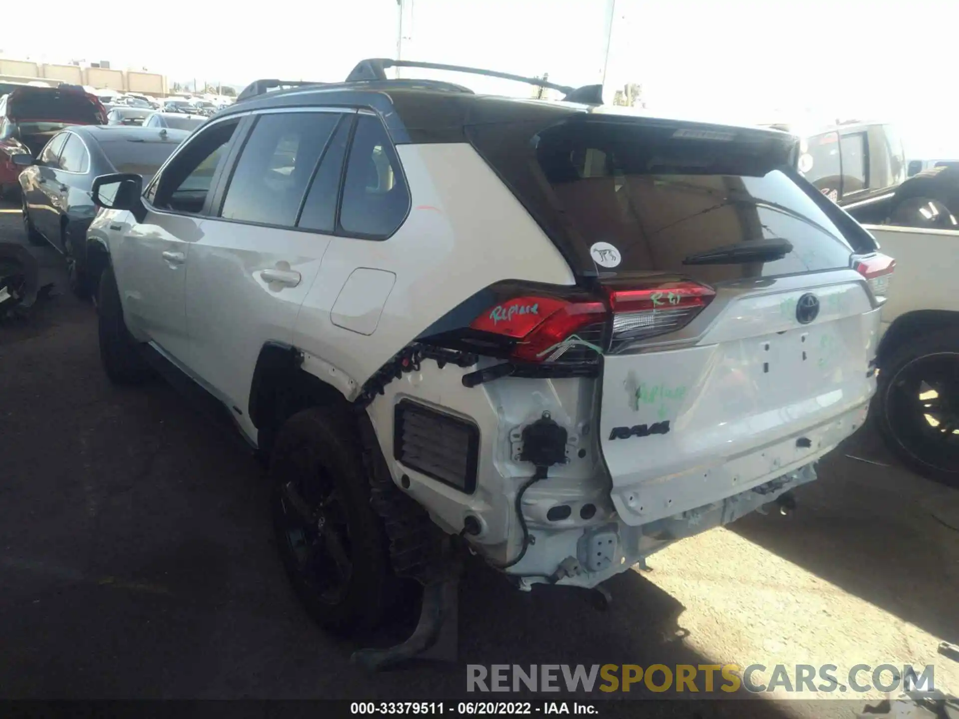 3 Photograph of a damaged car 4T3E6RFVXMU021600 TOYOTA RAV4 2021