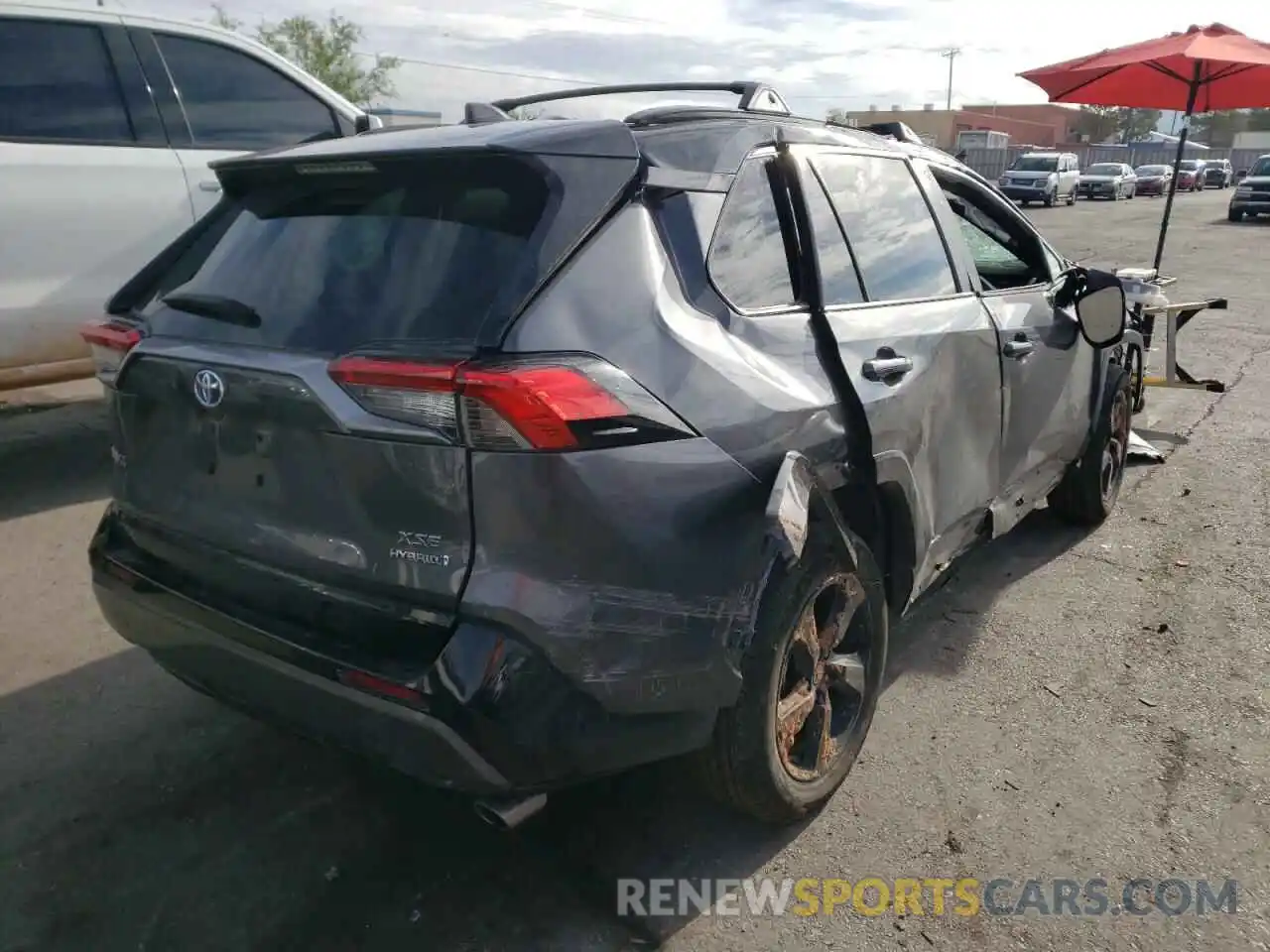 4 Photograph of a damaged car 4T3E6RFVXMU035528 TOYOTA RAV4 2021