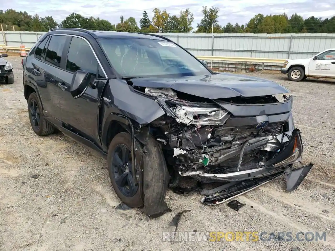 1 Photograph of a damaged car 4T3E6RFVXMU063555 TOYOTA RAV4 2021