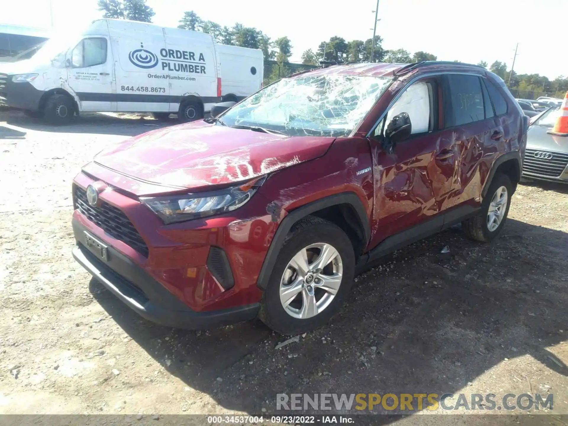 2 Photograph of a damaged car 4T3L6RFV1MU028538 TOYOTA RAV4 2021