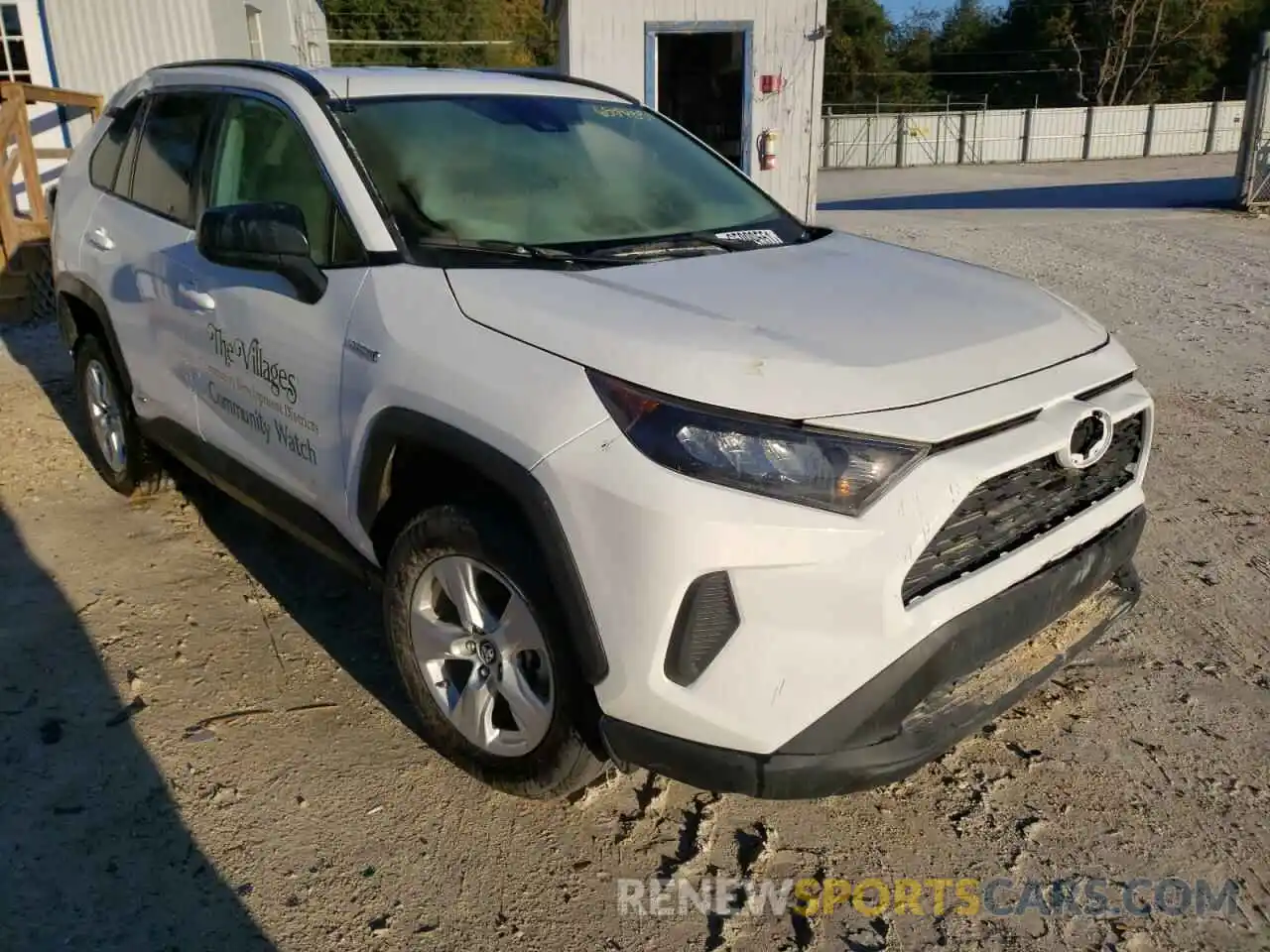 1 Photograph of a damaged car 4T3L6RFV4MU025360 TOYOTA RAV4 2021