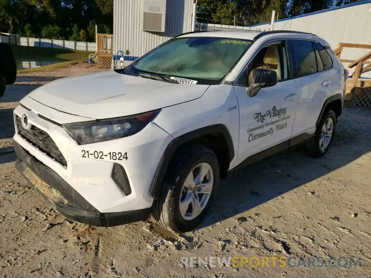 2 Photograph of a damaged car 4T3L6RFV4MU025360 TOYOTA RAV4 2021