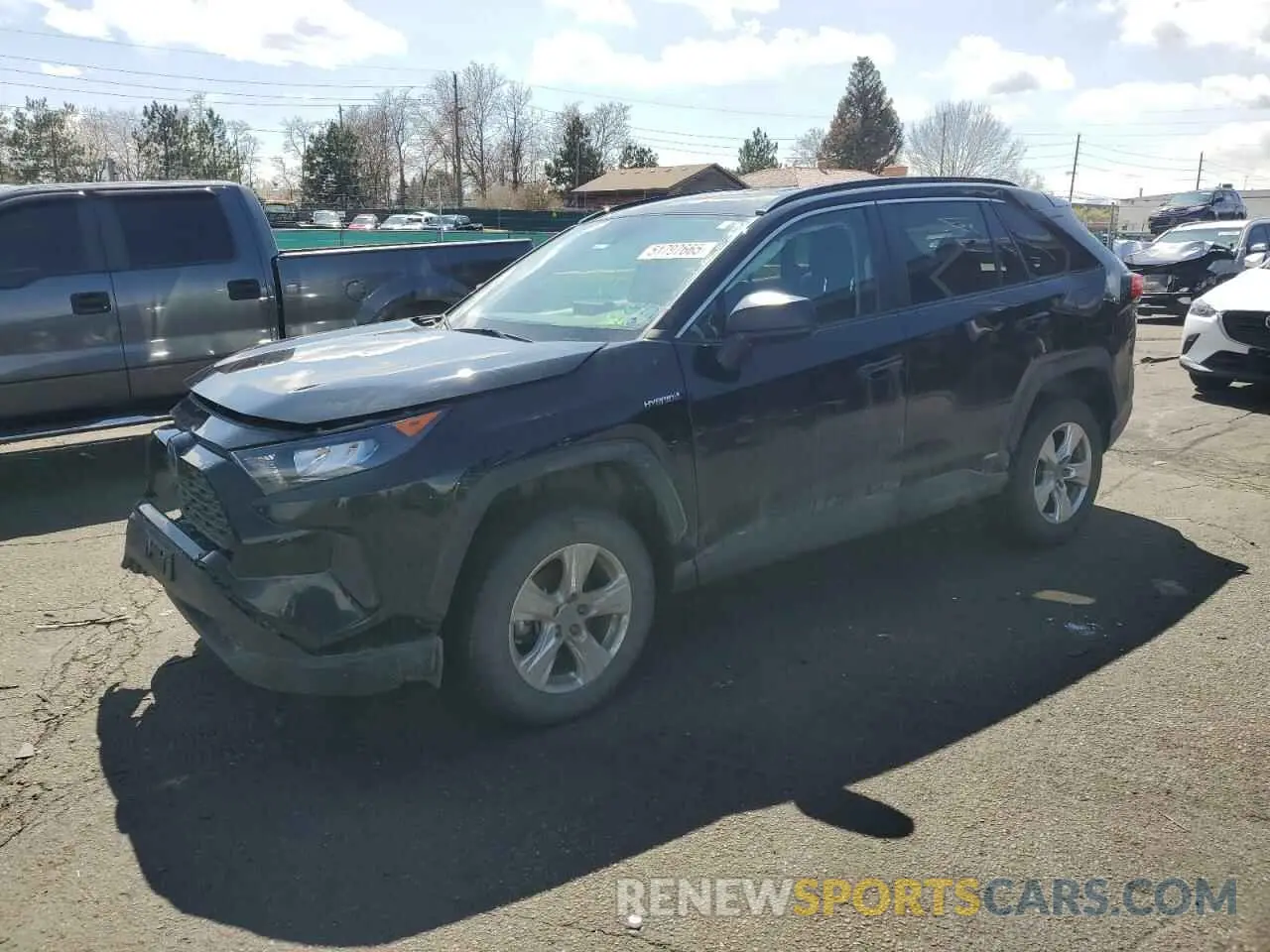 1 Photograph of a damaged car 4T3L6RFV5MU006056 TOYOTA RAV4 2021