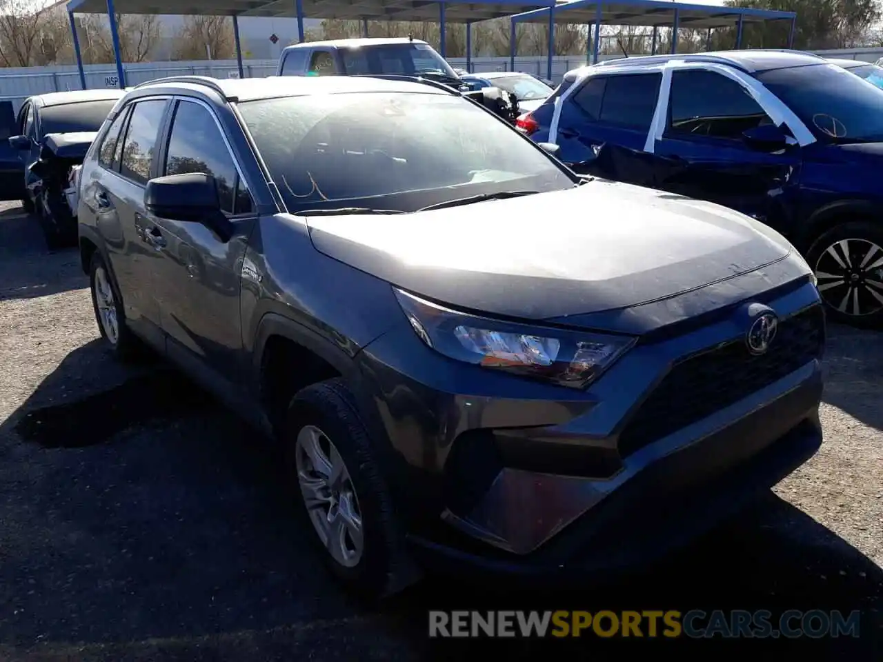 1 Photograph of a damaged car 4T3L6RFV5MU031264 TOYOTA RAV4 2021