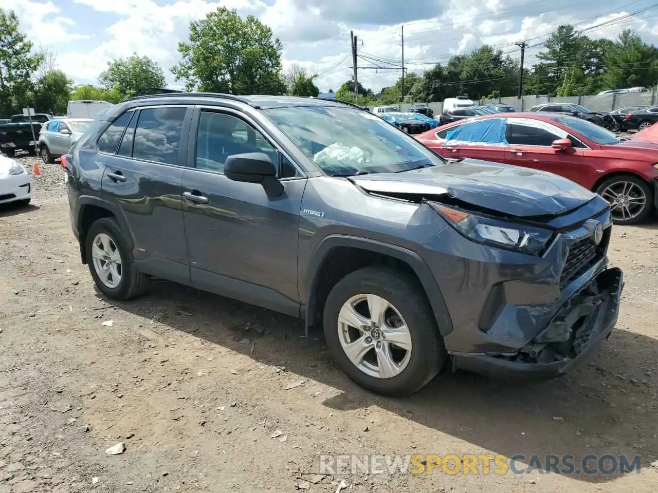 4 Photograph of a damaged car 4T3L6RFV6MU018023 TOYOTA RAV4 2021