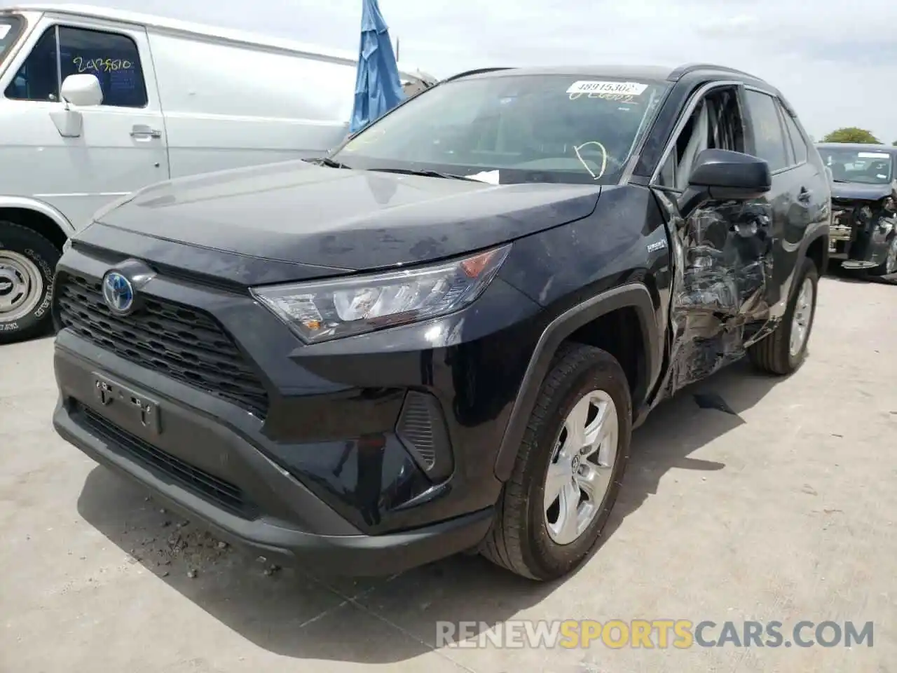 2 Photograph of a damaged car 4T3L6RFV8MU026883 TOYOTA RAV4 2021