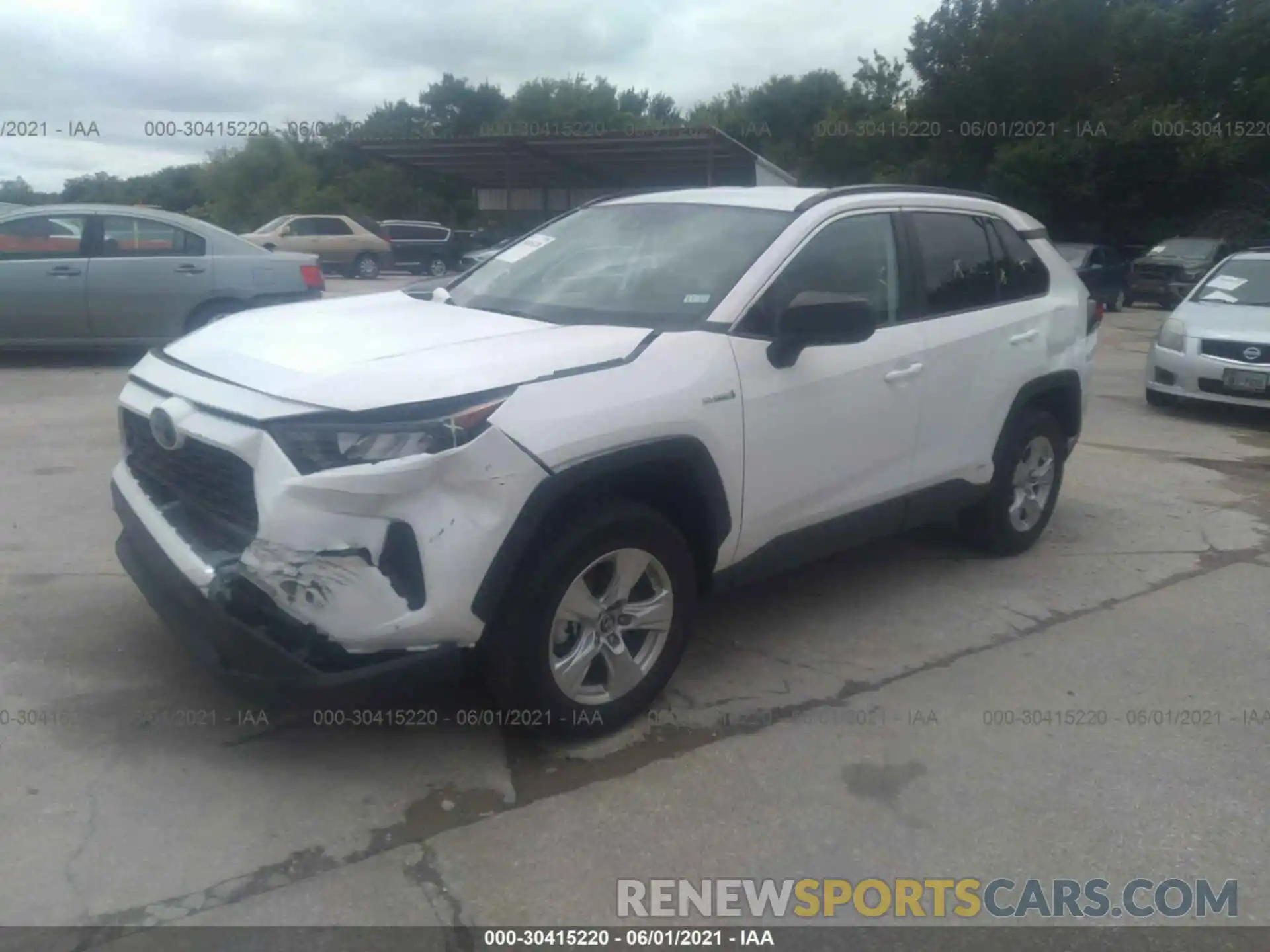 2 Photograph of a damaged car 4T3L6RFVXMU009812 TOYOTA RAV4 2021