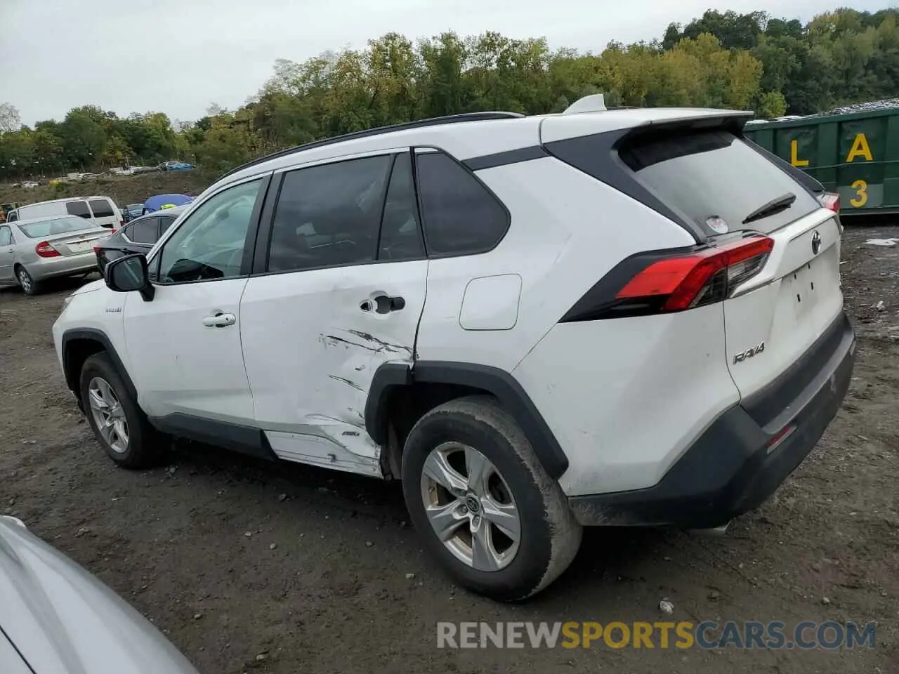 2 Photograph of a damaged car 4T3LWRFV1MU040298 TOYOTA RAV4 2021
