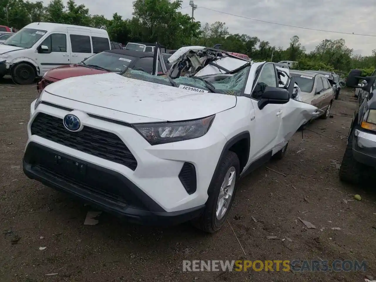 2 Photograph of a damaged car 4T3LWRFV4MU042577 TOYOTA RAV4 2021