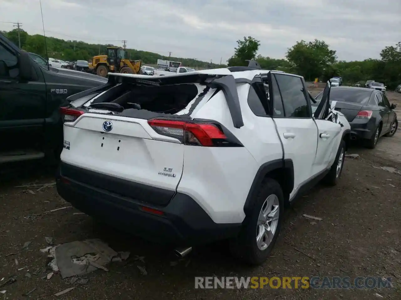 4 Photograph of a damaged car 4T3LWRFV4MU042577 TOYOTA RAV4 2021