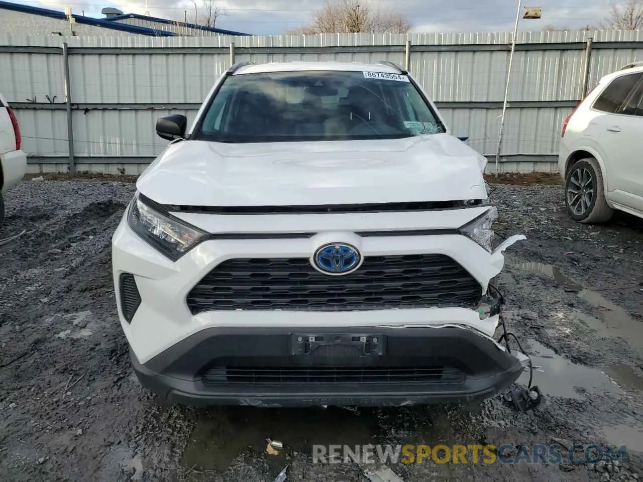 5 Photograph of a damaged car 4T3LWRFV4MU044491 TOYOTA RAV4 2021