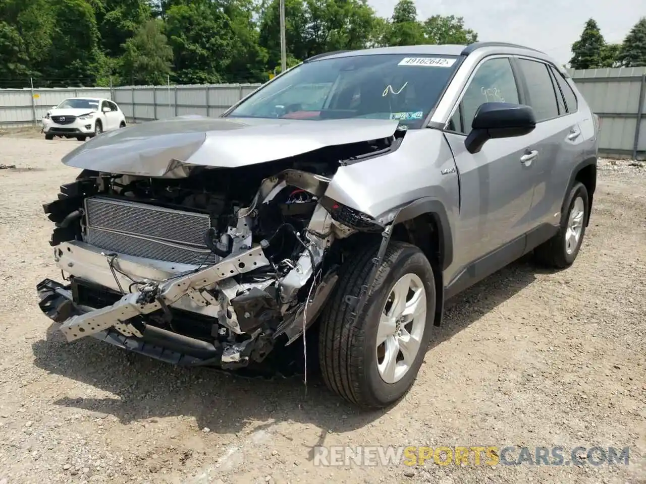 2 Photograph of a damaged car 4T3LWRFV5MU018059 TOYOTA RAV4 2021