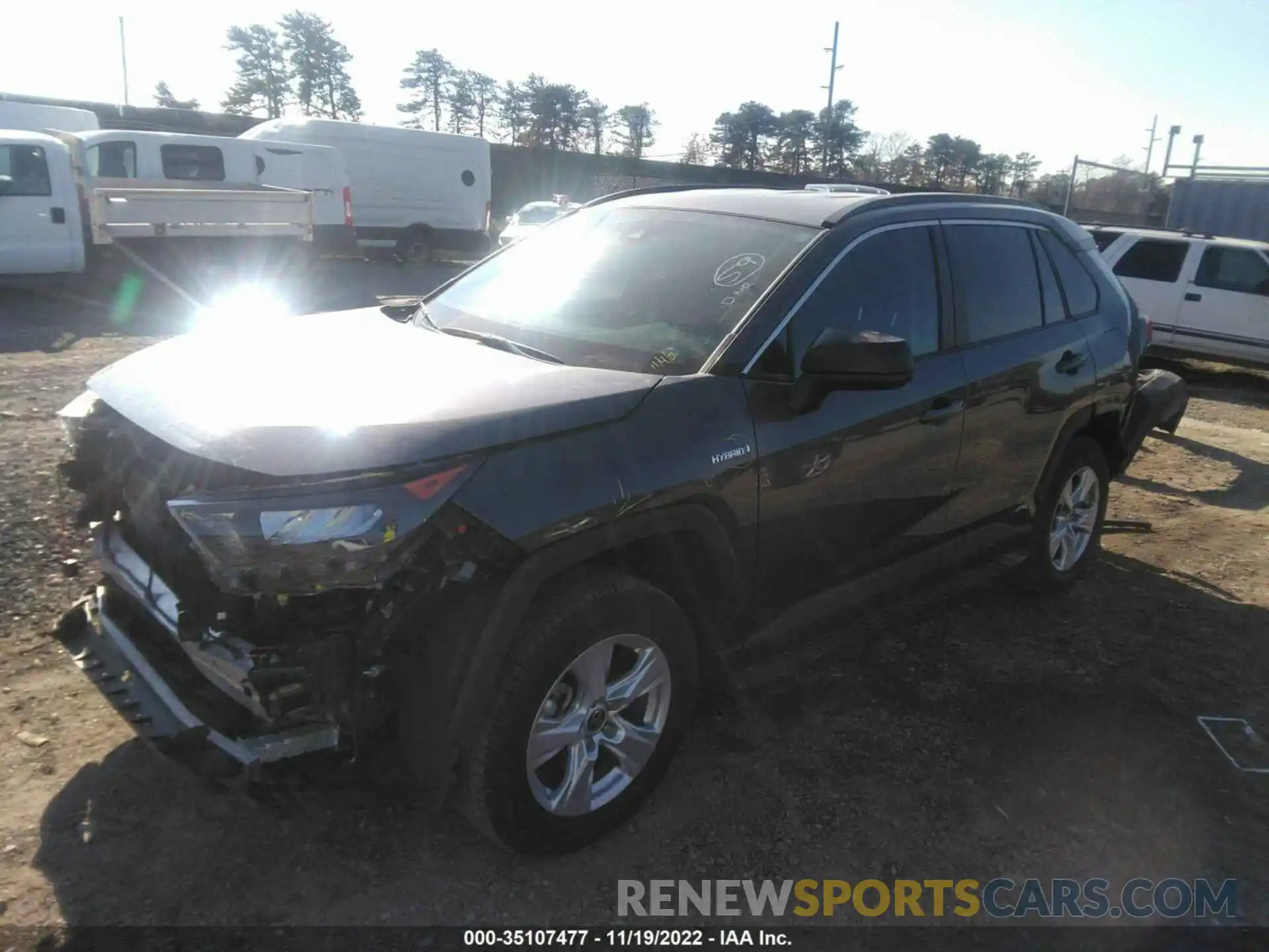 2 Photograph of a damaged car 4T3LWRFV8MU014362 TOYOTA RAV4 2021