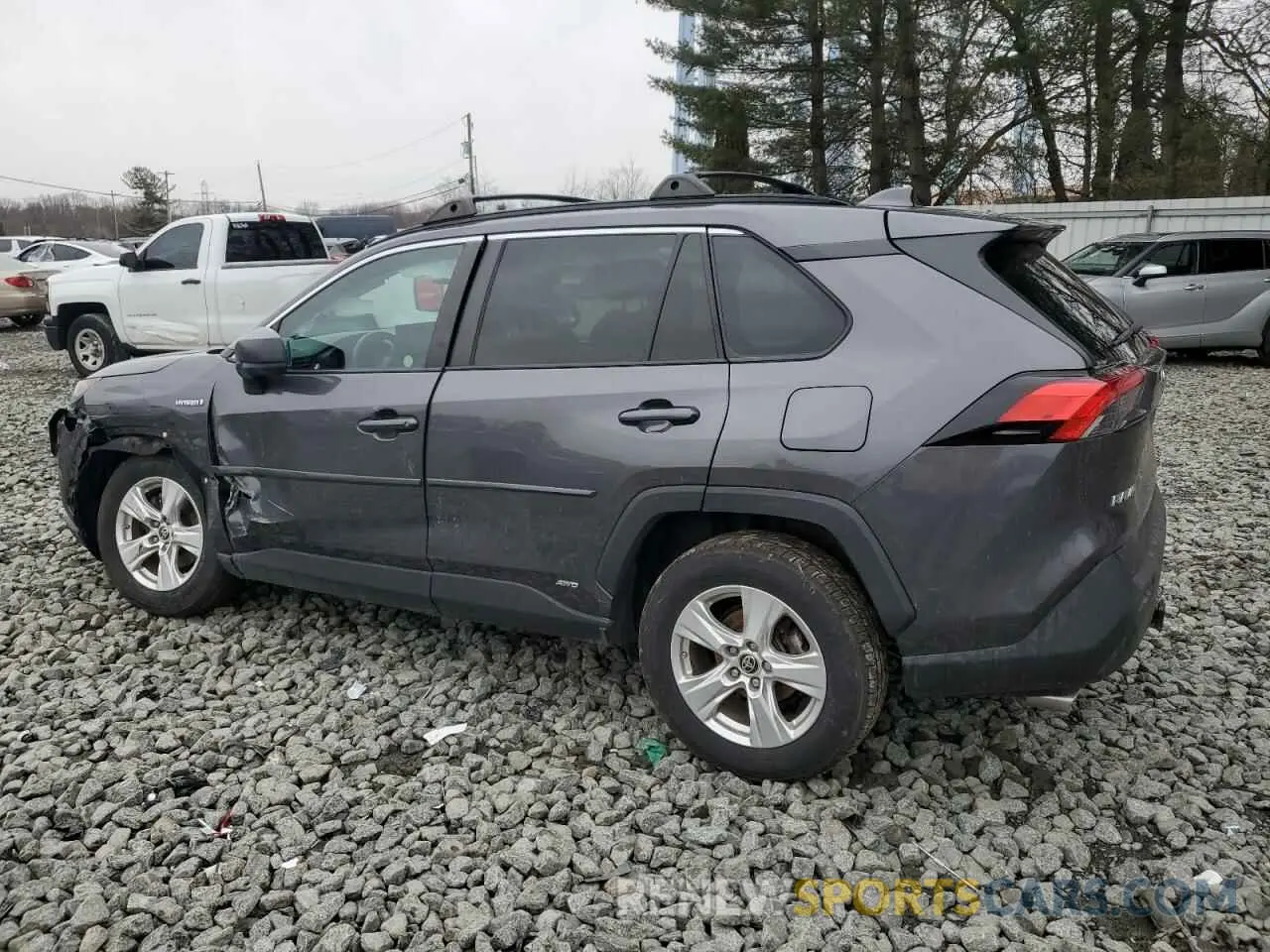 2 Photograph of a damaged car 4T3LWRFV8MU043375 TOYOTA RAV4 2021