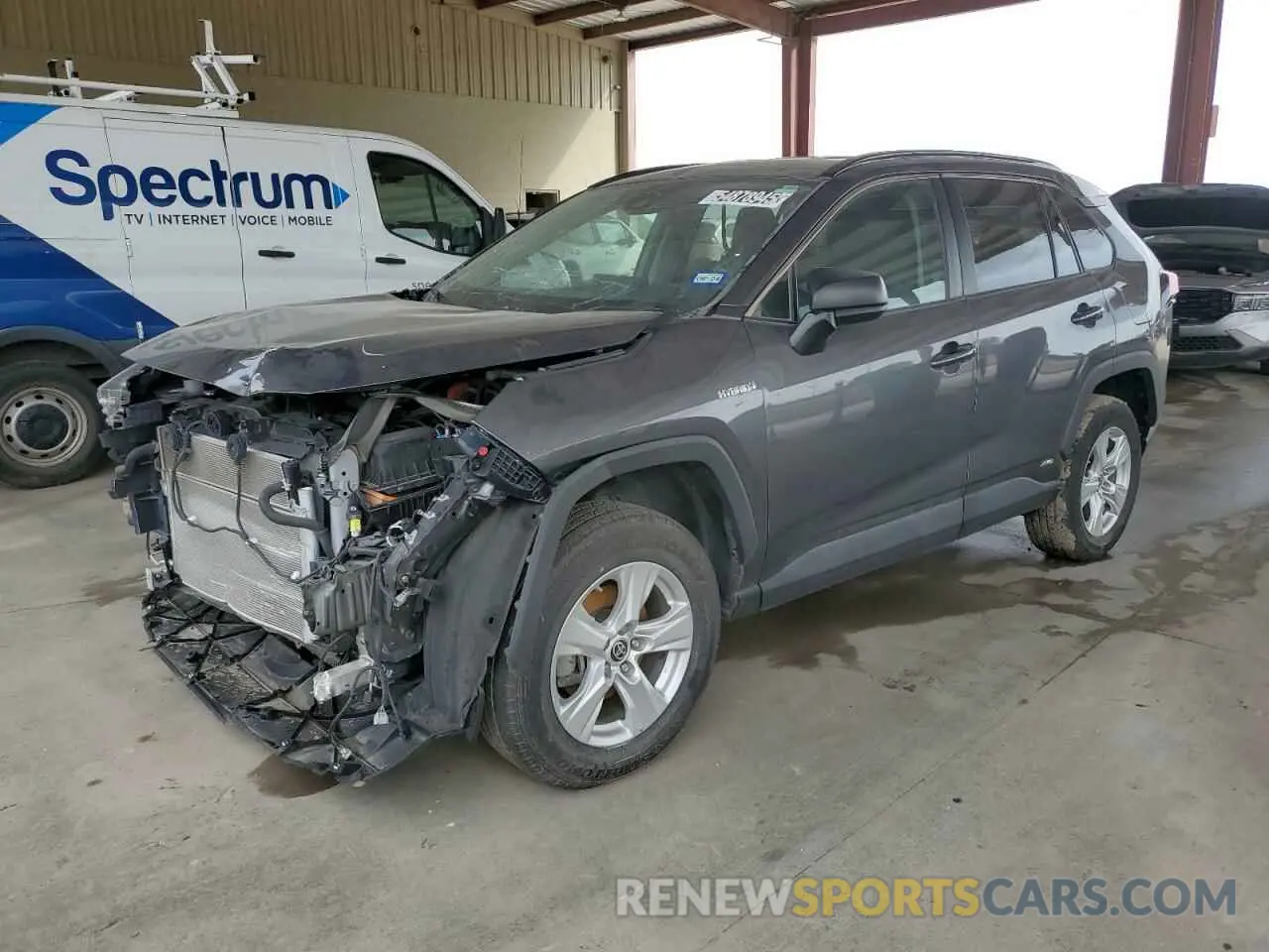 1 Photograph of a damaged car 4T3LWRFVXMU013732 TOYOTA RAV4 2021